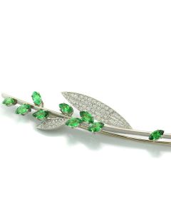Unikat Schmuck Brosche Handarbeit deutscher Juwelier