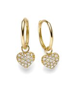 Goldschmuck Brillantschmuck Diamanten Creolen sofort bestellen Herzform