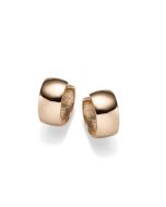 Rotgold Goldschmuck breite Ohrstecker günstige Preise 