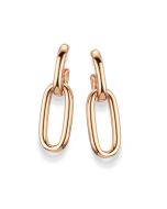 Ohrhänger in Rotgold Goldschmuck für Damen Oval-Ohrstecker jetzt kaufen