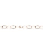 Statement Goldkette 585-Roségold goldener Halsschmuck 