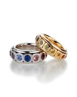 Ring Edelsteine bunt 