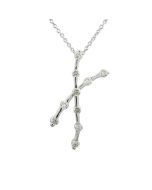 Collier Brillanten Weißgold