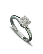 Ring Brillanten Weißgold