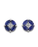 Ohrringe Safire kaufen blauer Stein echter Edelstein Safir