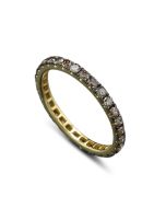 Damenring Brillanten farbige Diamanten unbehandelt fancy brown