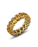 Ring Citrin gelb 