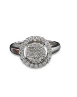 Ring mit Brillanten und Diamanten