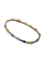 Armband bunte Safire