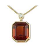 Anhänger Edelstein Orange
