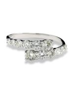 Ring Brillant Diamant 1 carat Weißgold 18 Karat