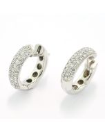 Ohrringe Brillanten 18 Karat Weißgold online kaufen Webshop für echten Schmuck München