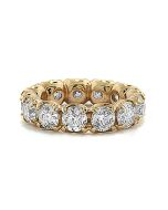 6,18 carat Brillanten Diamanten Memory Ring. Alliance