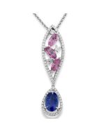 echten Schmuck online kaufen Saphir Ceylon blaue Naturfarbe internationales Gutachten