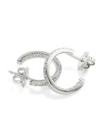 Ohrringpaar Ohrschmuck runde Ohrhänger Diamantohrringe italienischer Schmuck online