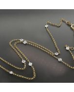 Diamanten Kette Diamant Collier Gold online bestellen