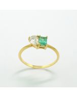 Ring Edelstein Diamant Gelbgold 18 Karat online bestellen