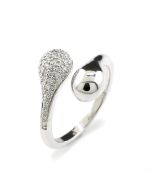 Weißgoldring Brillantring Echtschmuck