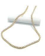 Kette mit natürlichen Diamanten Brillanten hochkarätig